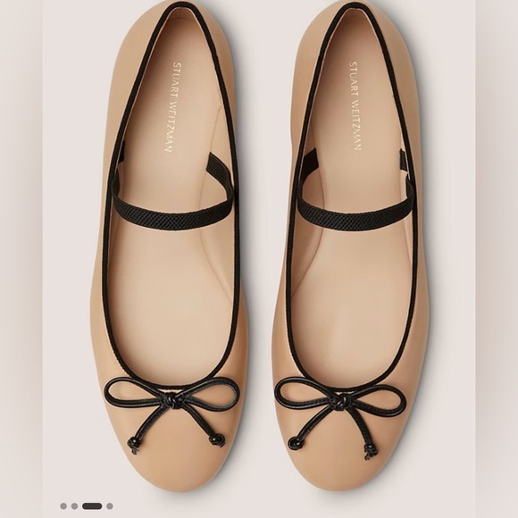 NWT Stuart Weitzman GABBY BOW BALLET FLAT - Picture 2 of 3